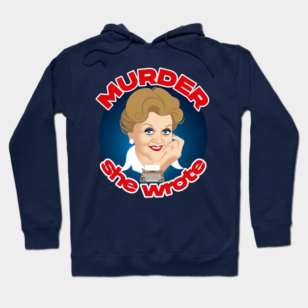 Jessica Fletcher Hoodie by AlejandroMogolloArt